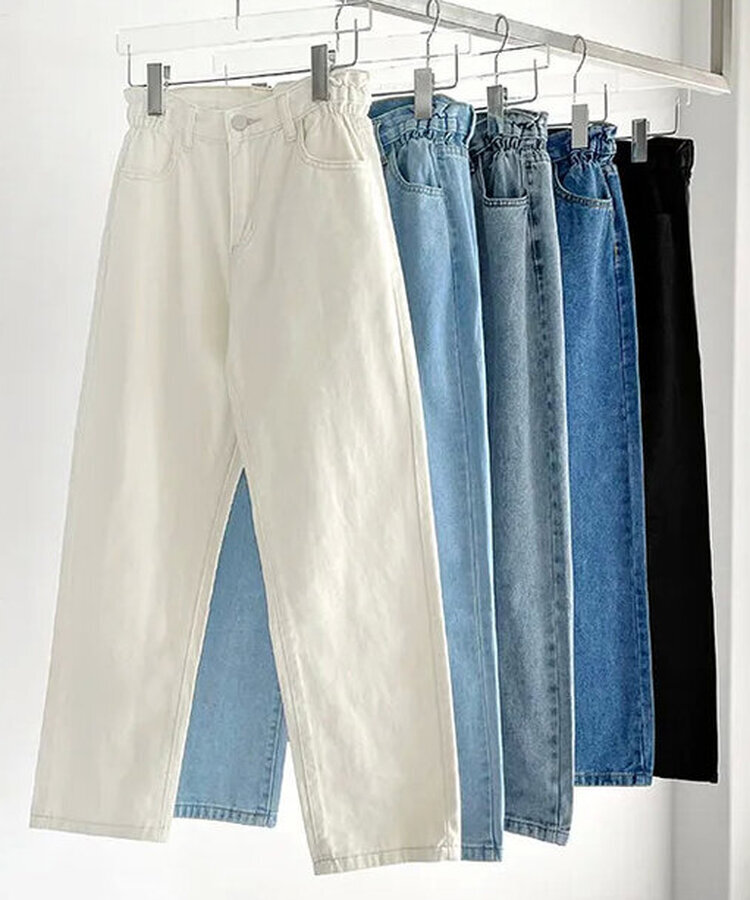 ボーイフィットデニムパンツ(5color)