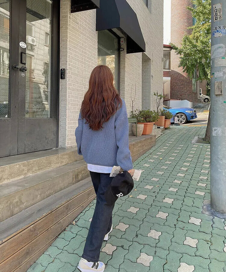 ベースストレートフィットデニムパンツ