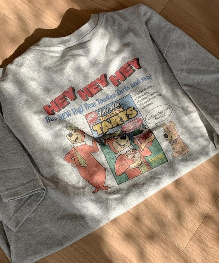 コットンプリンティング半袖Tシャツ