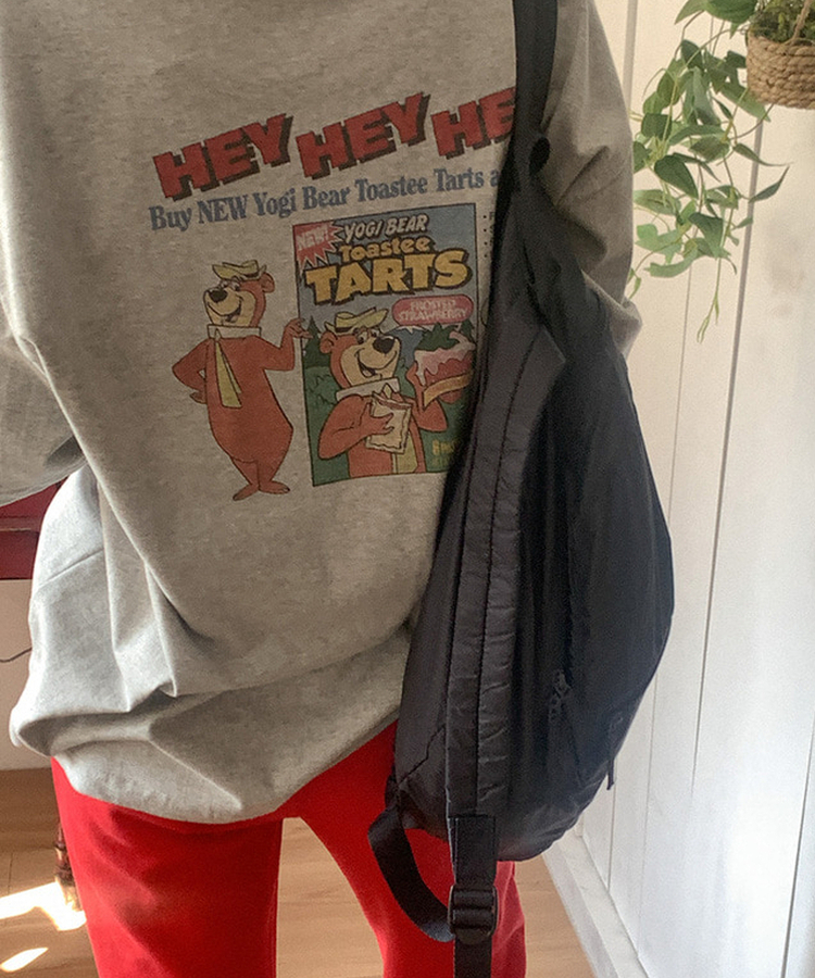 コットンプリンティング半袖Tシャツ GREY