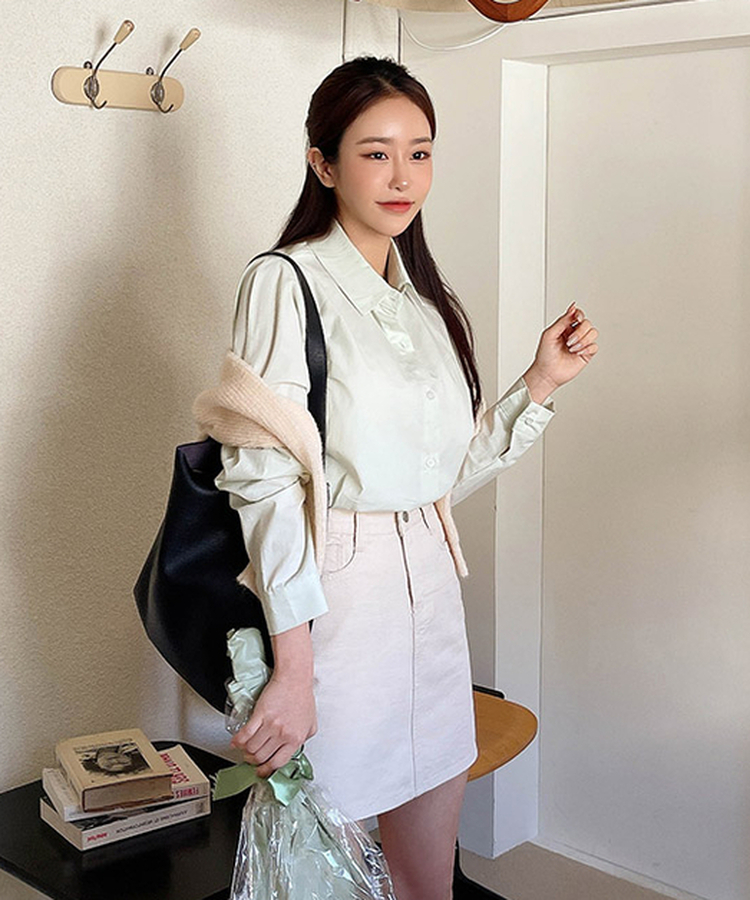 エブリタイムコットンシャツ(9color) MINT