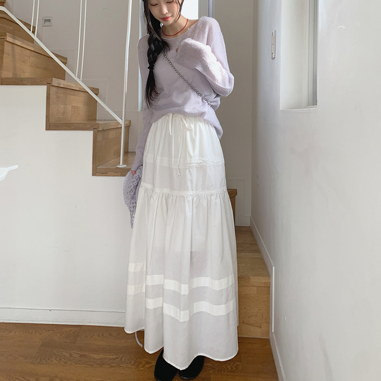グレーテルレーススカート WHITE