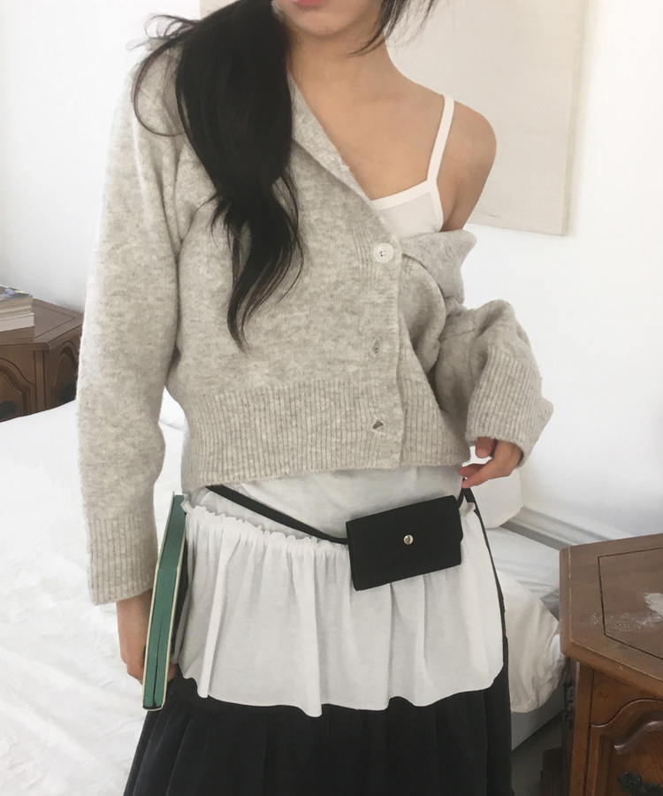 フリルシャーリングレイヤードワンピース IVORY