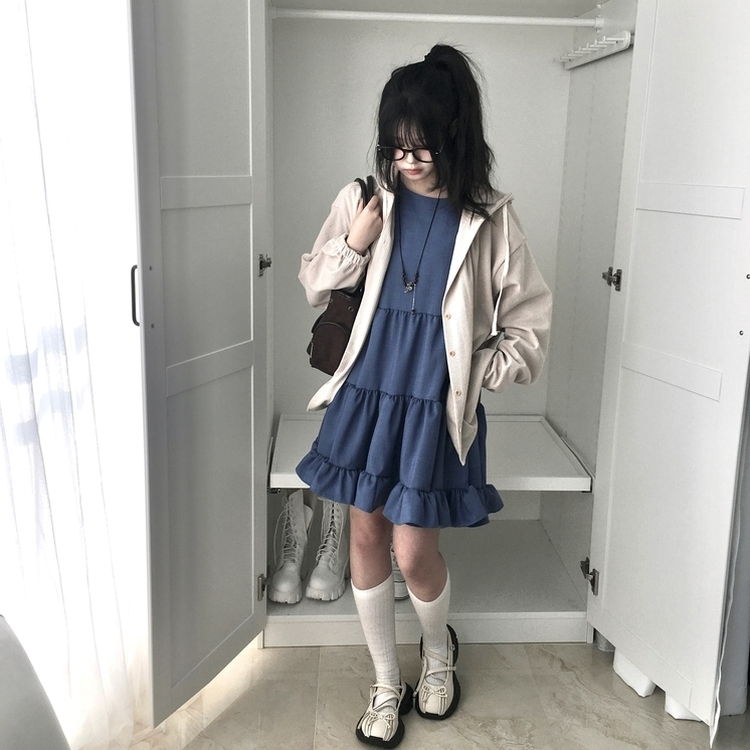 コーデュロイオーバーフィットフードシャツ BEIGE