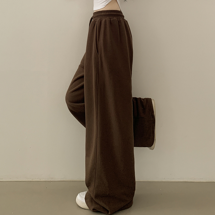 ストリングワイドジョガートレーニングパンツ(12color) BROWN