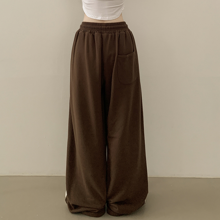 ストリングワイドジョガートレーニングパンツ(12color) BROWN