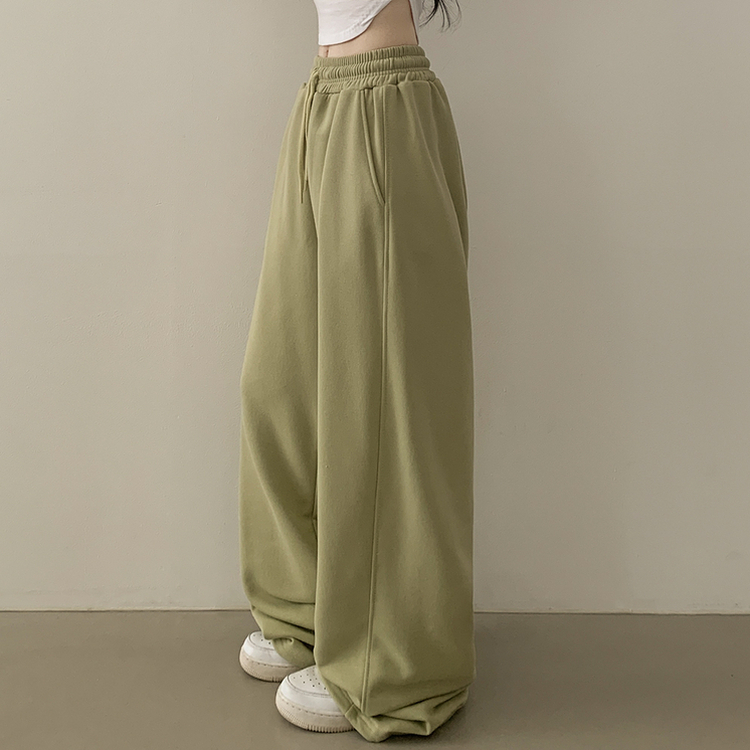 ストリングワイドジョガートレーニングパンツ(12color) LIGHT GREEN