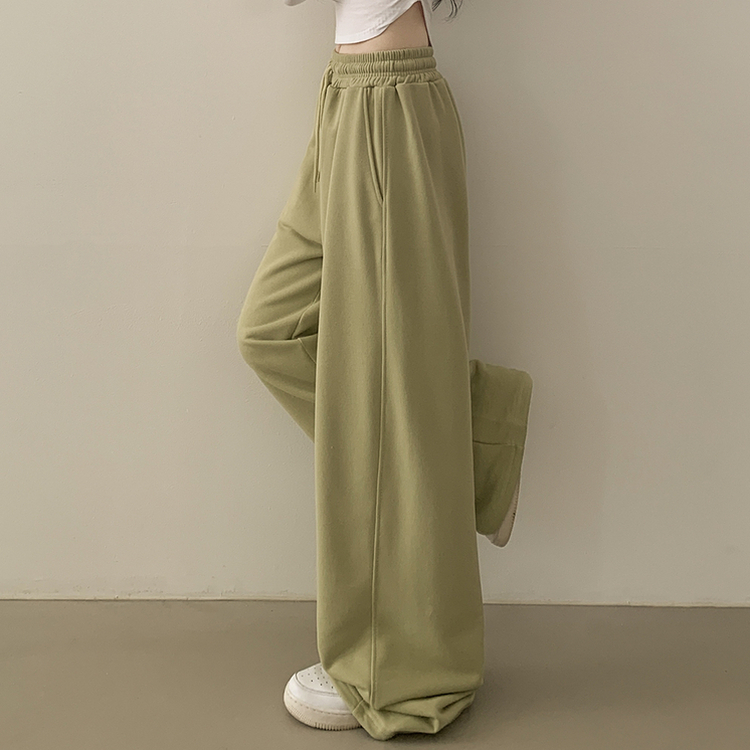 ストリングワイドジョガートレーニングパンツ(12color) LIGHT GREEN