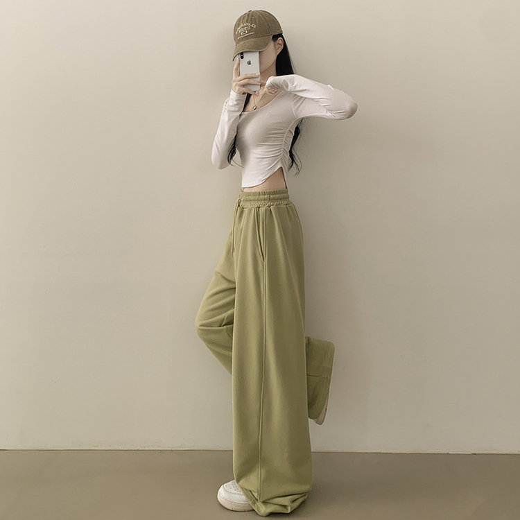 ストリングワイドジョガートレーニングパンツ(12color) LIGHT GREEN