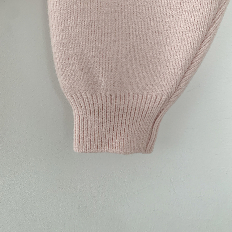 ラウンドオーバークロップニット(6color)