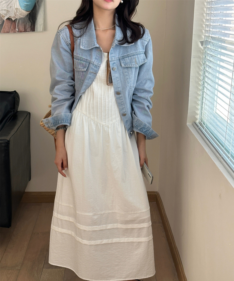 ポケットデニムジャケット LIGHT DENIM