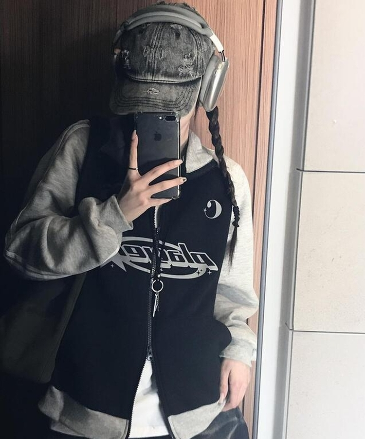 デニムウォッシングベースボールキャップ GREY