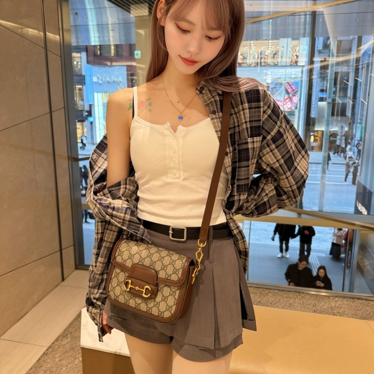 (벨트set) 유니크 플리츠 팬츠 미니스커트 (3color) 그레이