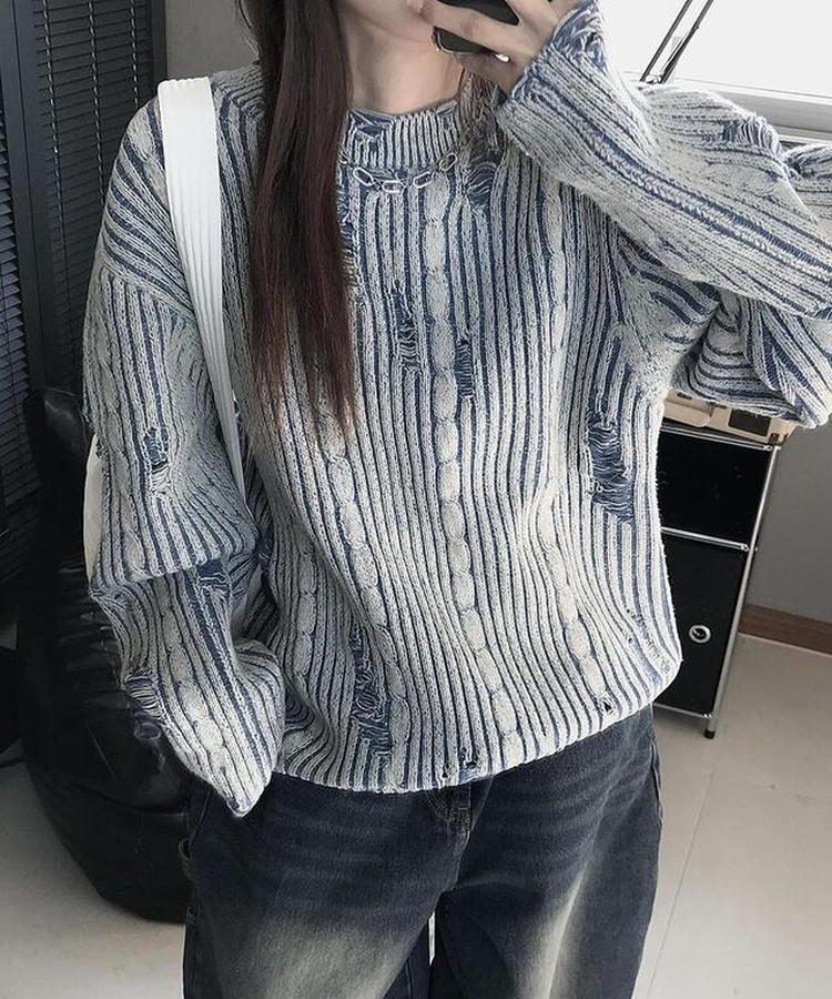 ビンテージニット SKYBLUE