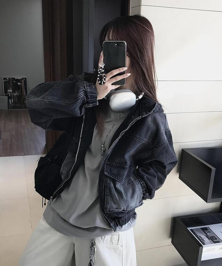 シャツレイヤードTシャツ GREY