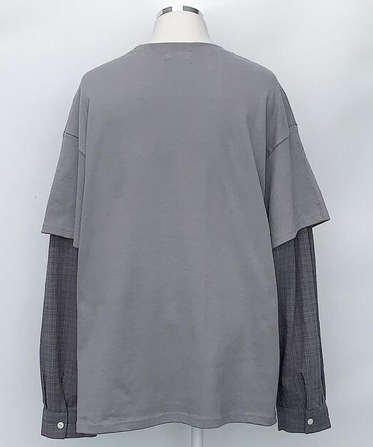 シャツレイヤードTシャツ