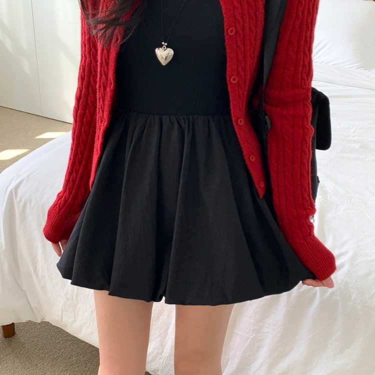 ソルベパンプキンワンピース BLACK