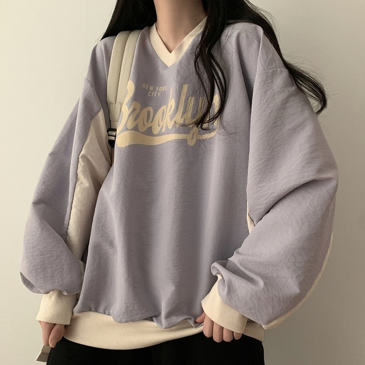 ルーズフィットトレーナー LIGHT PURPLE