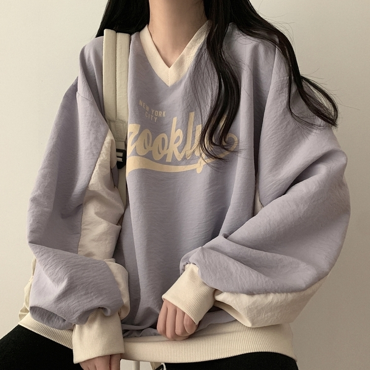 ルーズフィットトレーナー LIGHT PURPLE