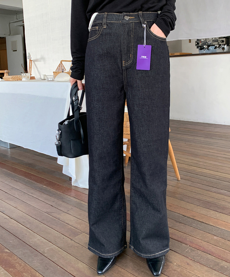 【丈別】フィットストレートパンツ