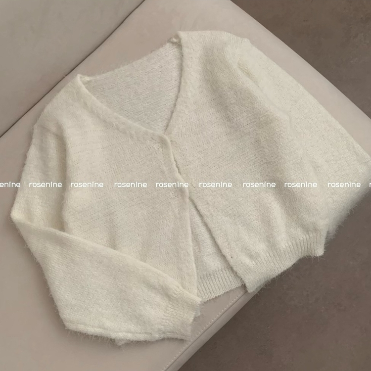 가디건 벚꽃 솔잎 긴팔 니트 가디건 봄옷 봄가디건 니트가디건 벚꽃룩