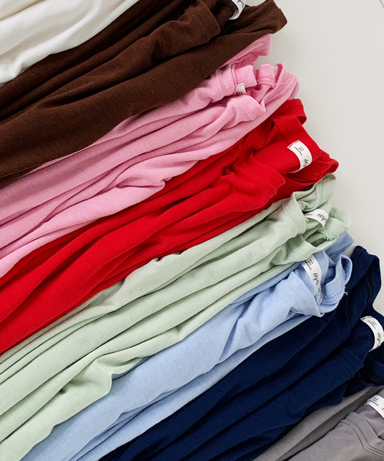 ラウンド長袖Tシャツ(8color)