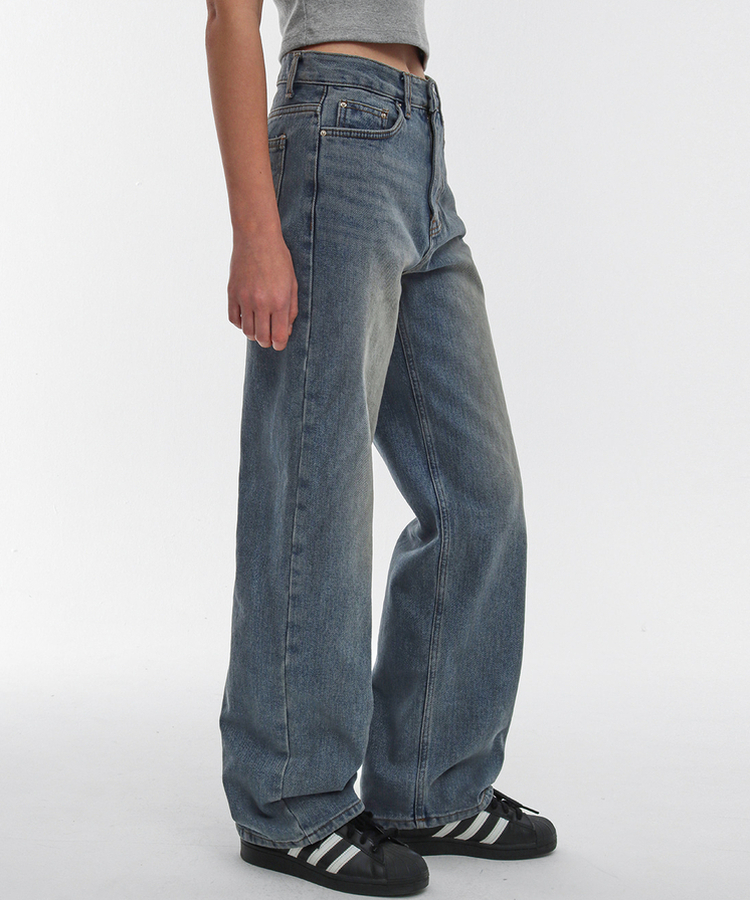 ウォッシングデニムパンツ BLUE