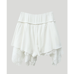 アンバランスレースティアードスカート