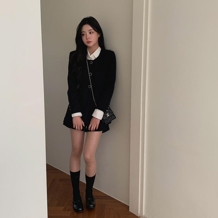 ローファーシューズ BLACK