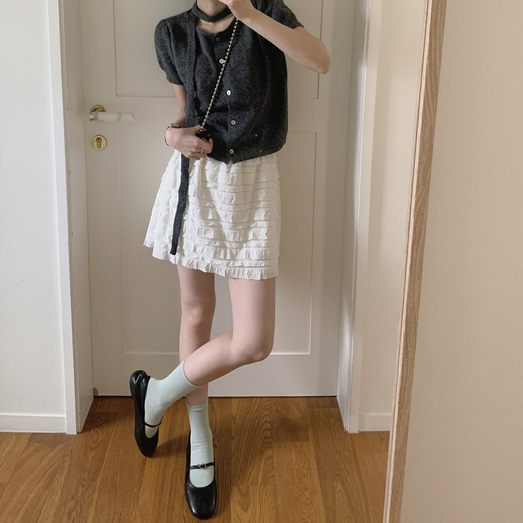 ホイップクリームスカート IVORY