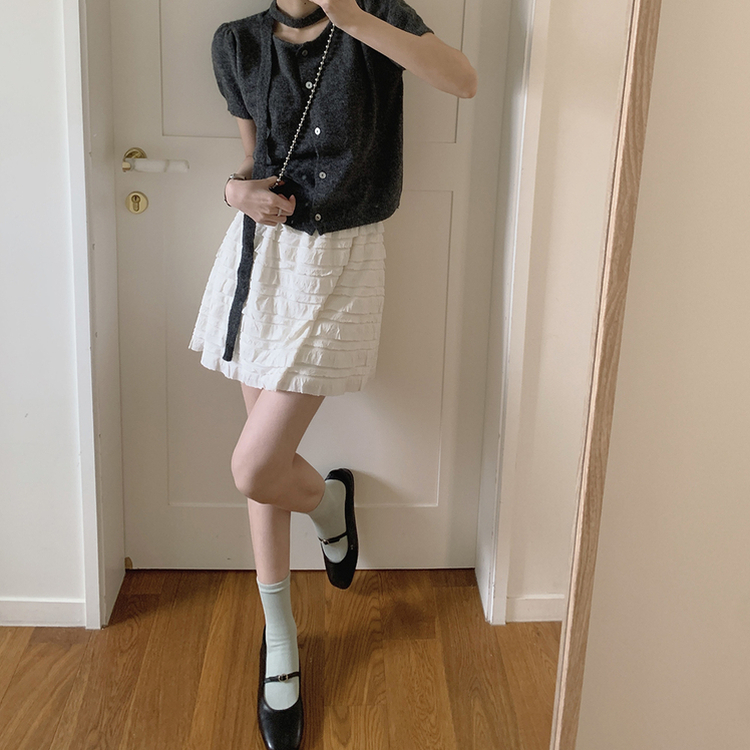 ホイップクリームスカート IVORY