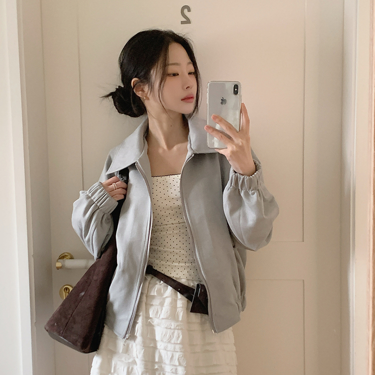 ドットアンドキャミソールTシャツ IVORY