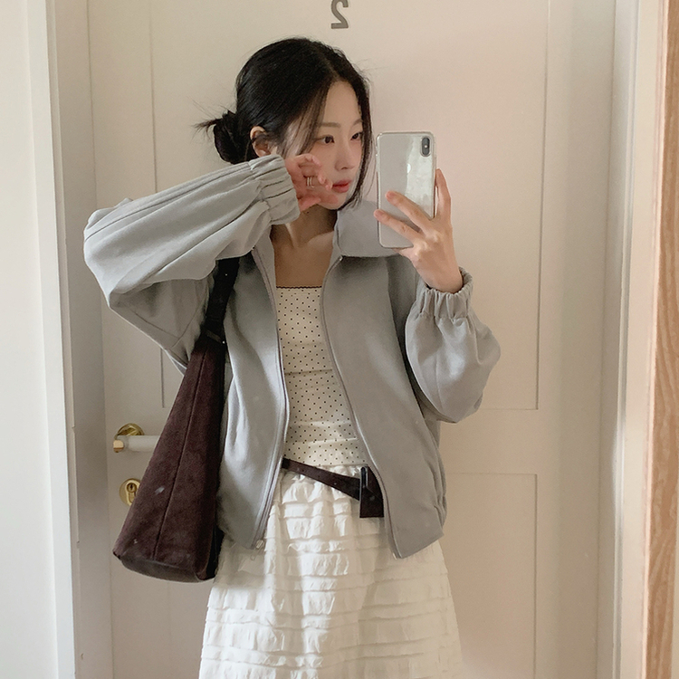 ドットアンドキャミソールTシャツ IVORY