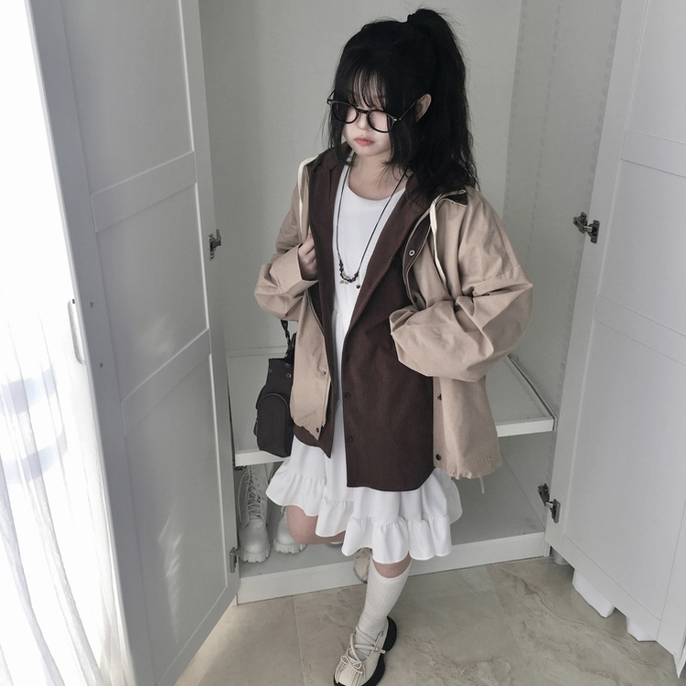 ミリタリージャケットジップアップ BEIGE