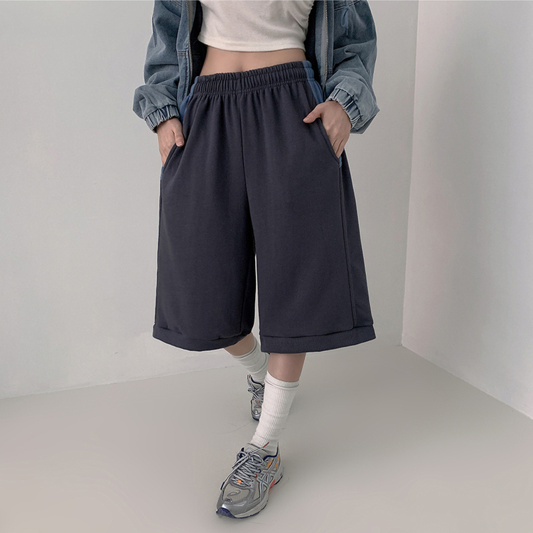 ワイドショートバミューダパンツ(5color) CHARCOAL