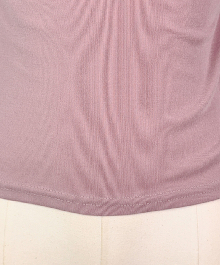 【タイ付き】レースシャーリングボタンTシャツ