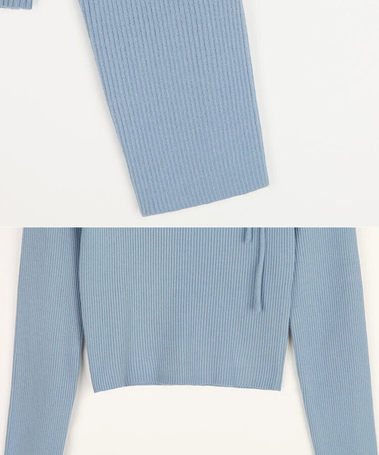 ショルダーリボンニット(5color)