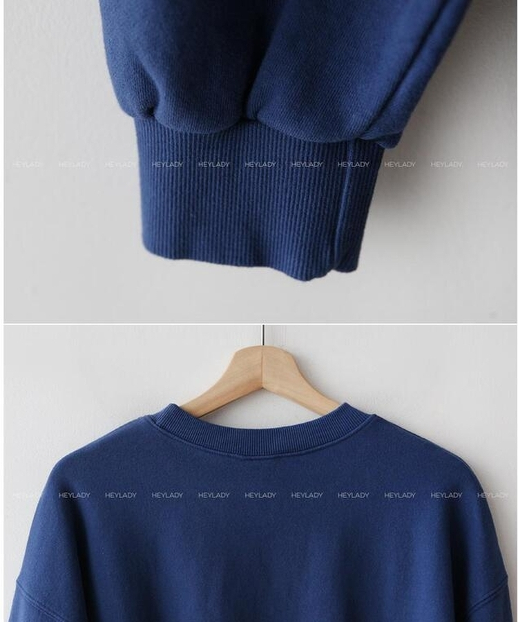 レタリング刺繍トレーナー