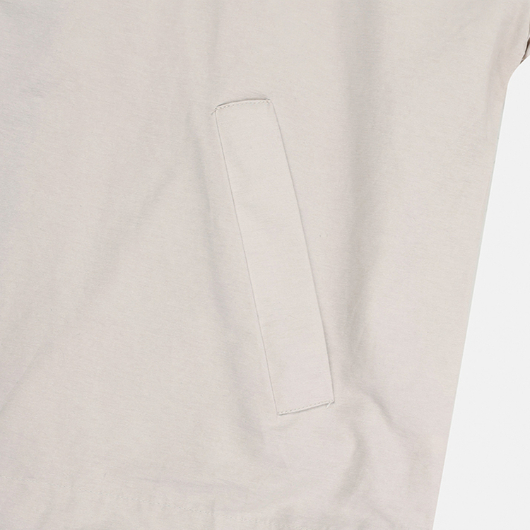 ストリングバイカラーフードジャンパー