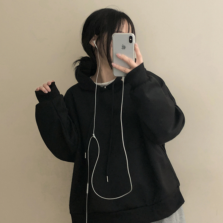 オーバーフィットフード BLACK