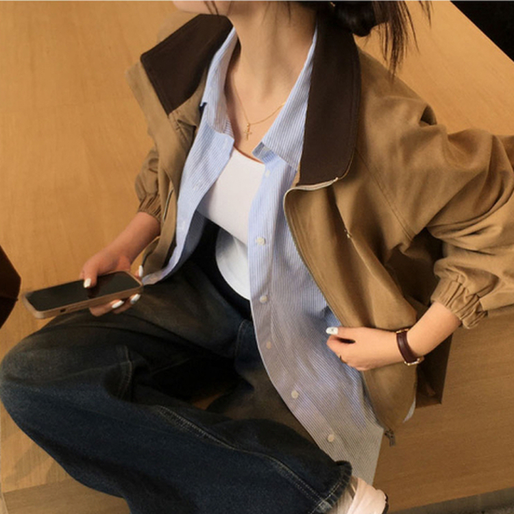 バンディングジャケット BEIGE