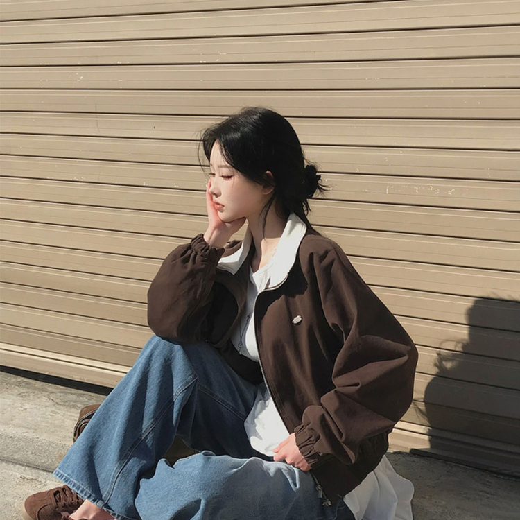 バンディングジャケット BROWN