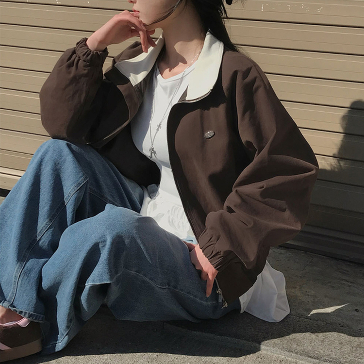 バンディングジャケット BROWN