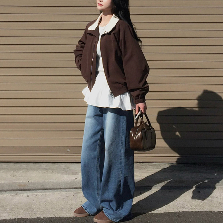 バンディングジャケット BROWN