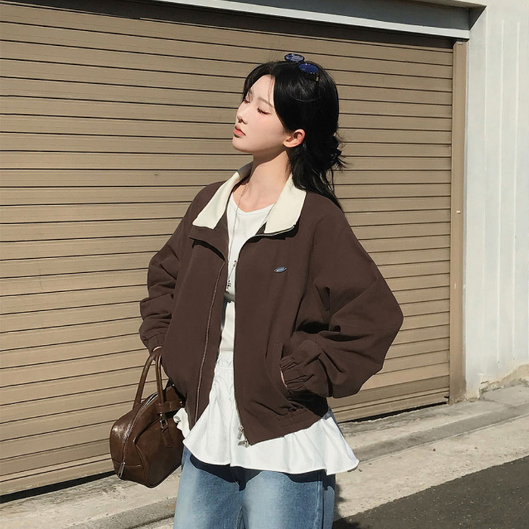 バンディングジャケット BROWN