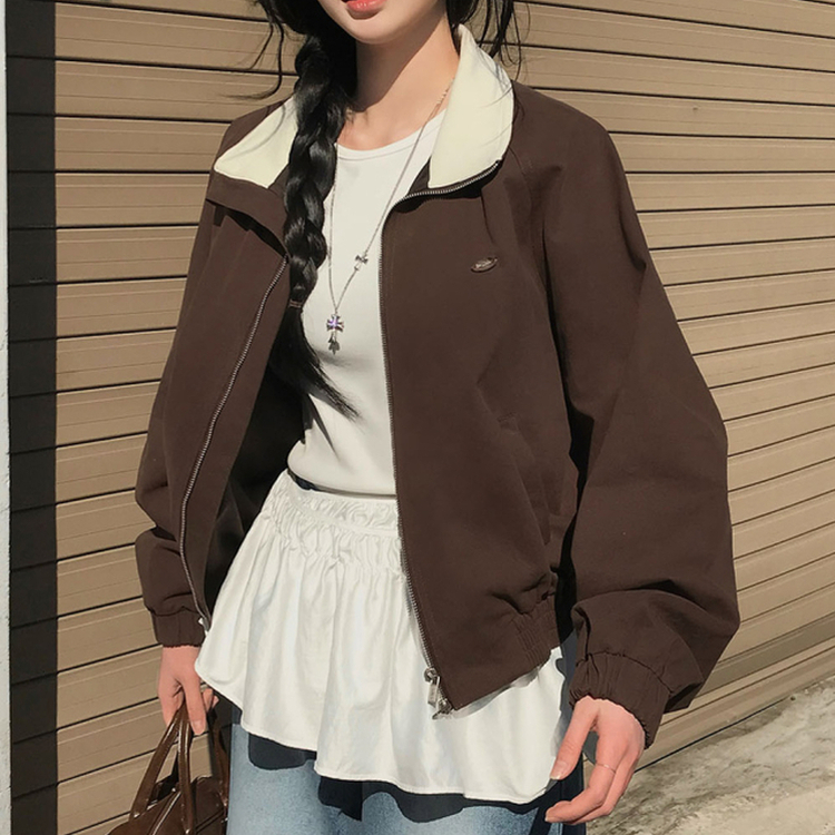 バンディングジャケット BROWN