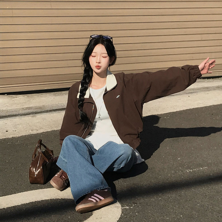 バンディングジャケット BROWN