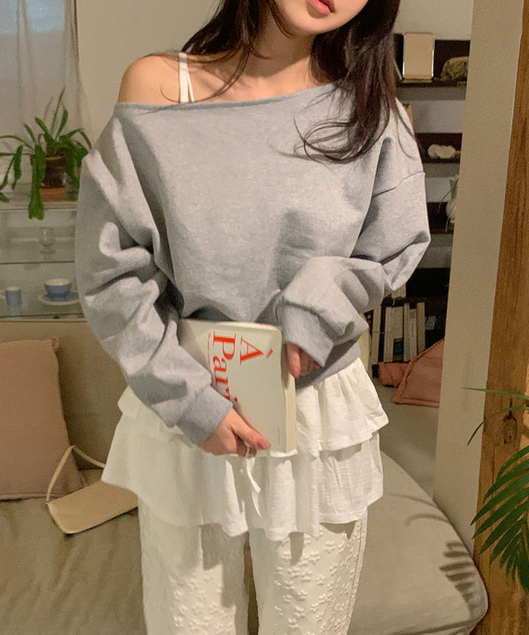 レイヤードティアードキャミソールワンピース IVORY