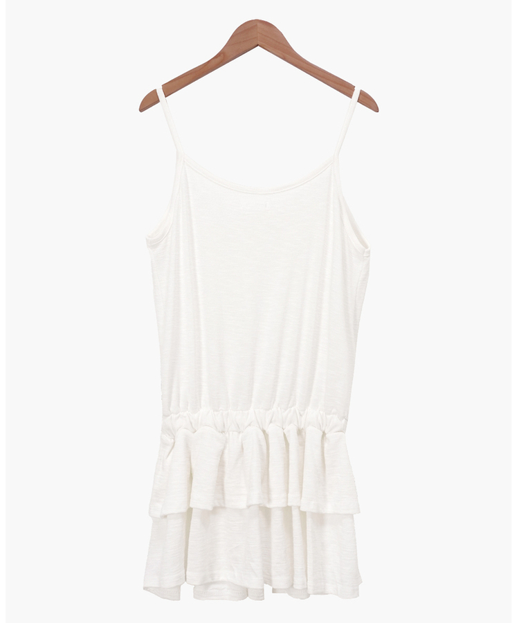 レイヤードティアードキャミソールワンピース