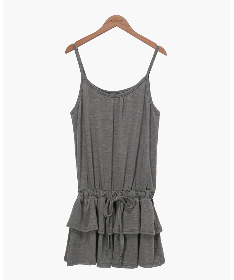 レイヤードティアードキャミソールワンピース